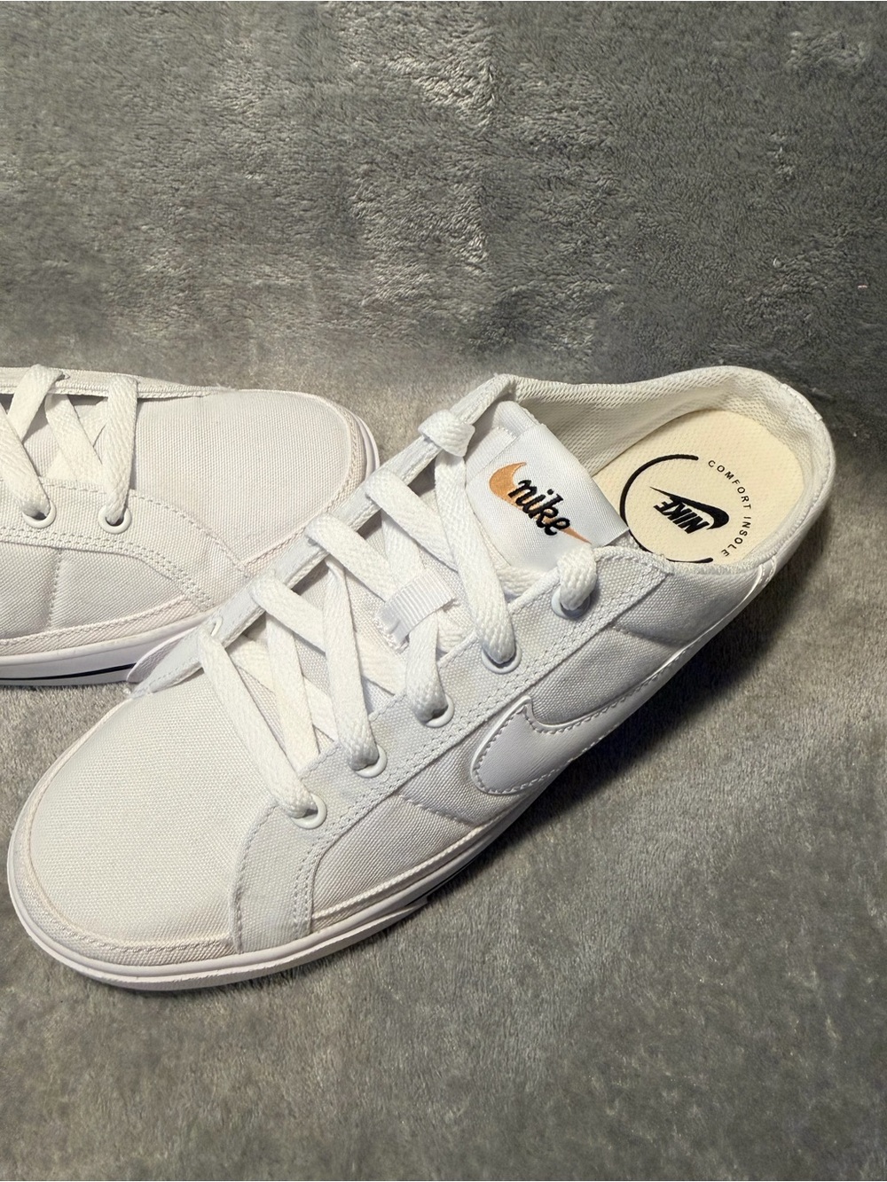 Nike Court Legacy White Mule - Picture 3 of 6